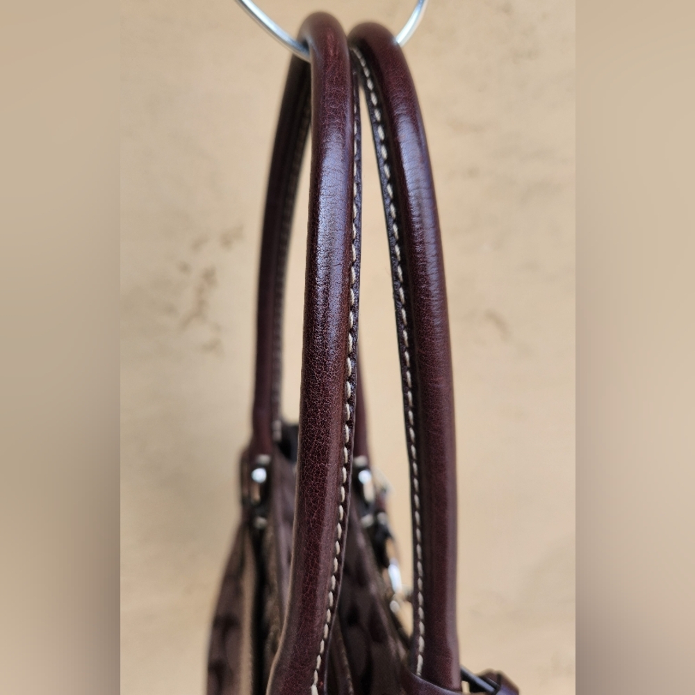 Vintage Coach Signature Hampton Satchel - Picture 12 of 13